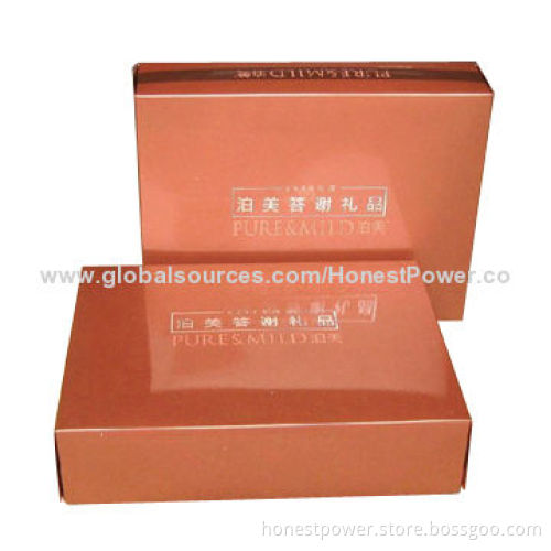 Cosmetic Paper Boxes with Luxury Printing, Customized Sizes and Designs Accepted